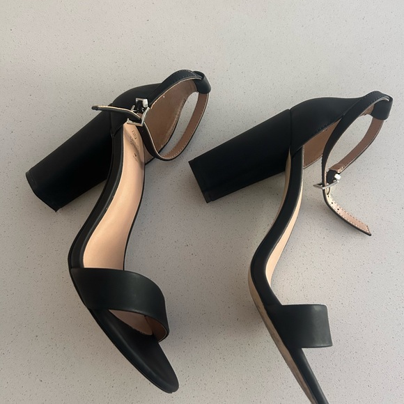 Size 8 Open Toe 3” Black Heels (Call it Spring) - Picture 5 of 6